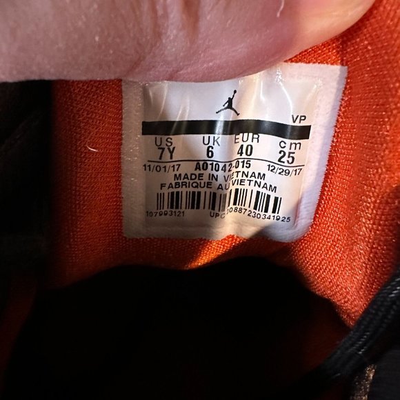 Childrens Nike Air Jordan‎ Westbrook Why Not Zero Basketball Shoes Size 7 Y GUC - Picture 6 of 6